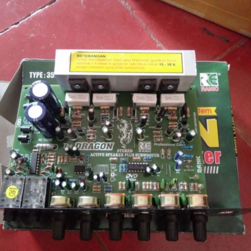 Promo kit power amplifier speaker aktif active stereo karaoke plus echo