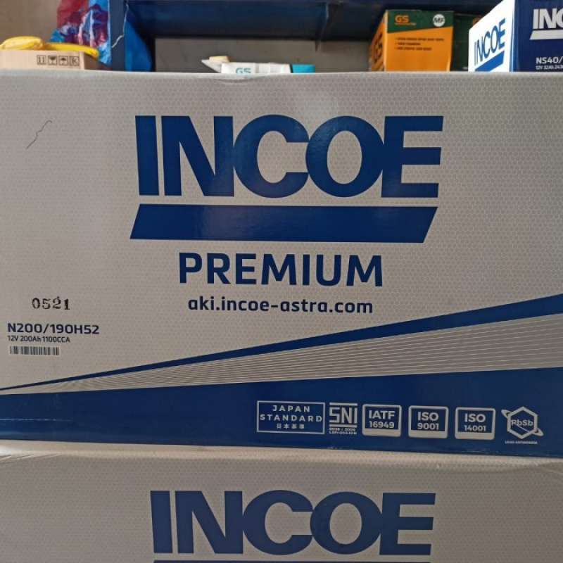 Jual AKI BATERAI INCOE PREMIUM N200/N 200 GENSET TRUCK SOLAR CELL 12V