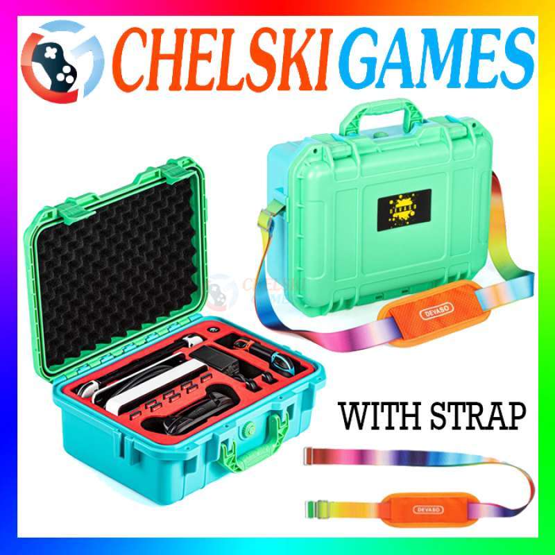 Promo Devaso Waterproof Nintendo Switch V1 V2 OLED Hard Case Storage ...