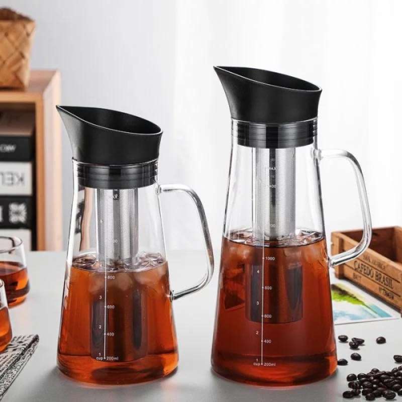 Promo Cold Brew Water Jug Coffee Tea Maker Pot High Borosilicate / Teko