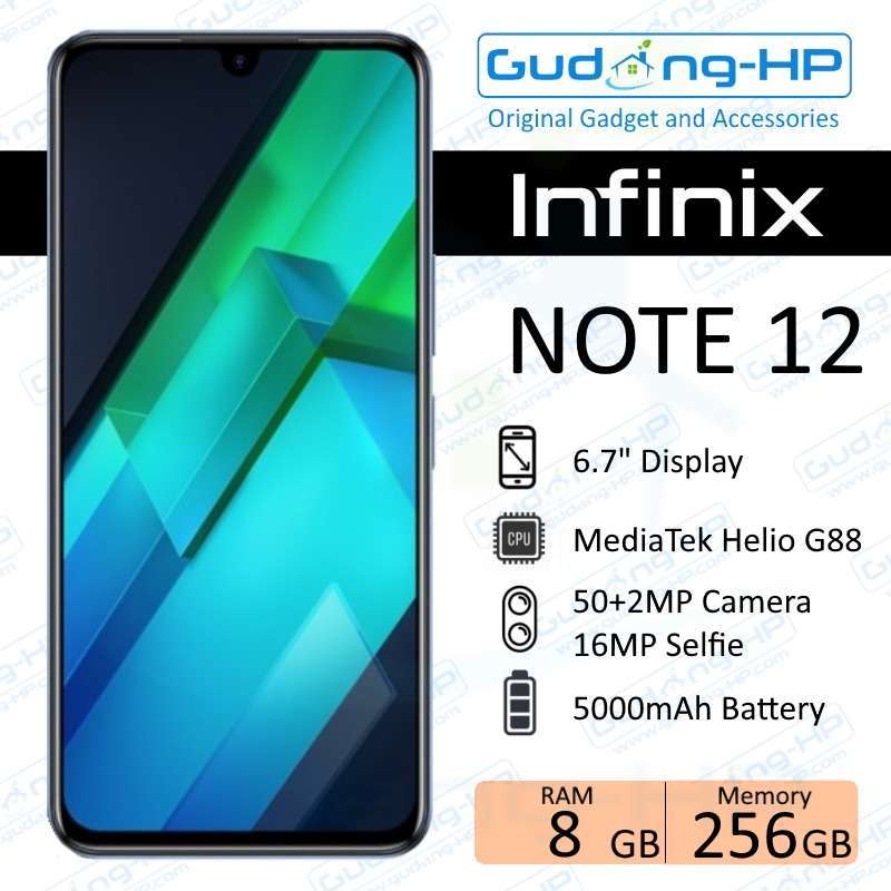 Jual Infinix Note 12 8/256 GB Garansi Resmi di Seller Gudang-hp.com ...