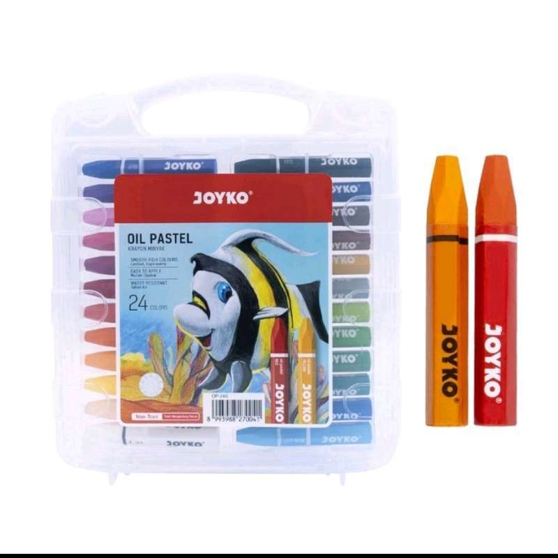 Jual CRAYON JOYKO 24 WARNA /OIL PASTELS JOYKO di Seller Purnama Atk