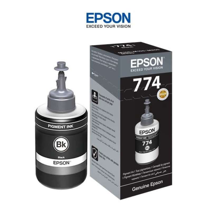 Jual Epson Tinta T7741 Pigment Black Ink Bottle Multicolor di Seller SENTRA ELEKTRONIC STORE