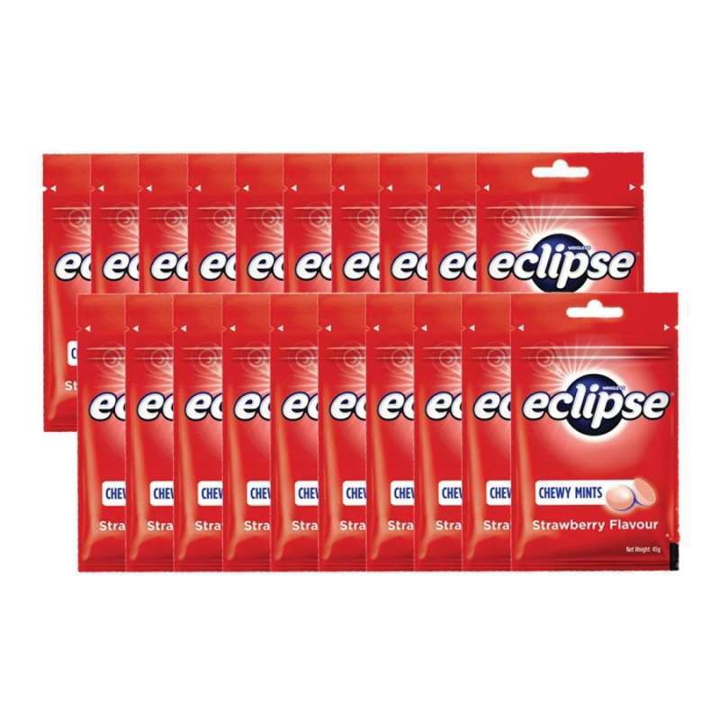 Jual Eclipse Chewy Mints Packet Strawberry (Box) di Seller Gunung Mas