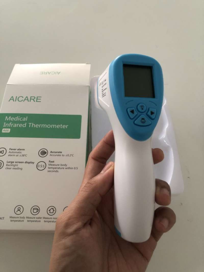 Jual Free Ongkir Thermometer Gun Aicare Thermogun Terbaik Dan Akurat di