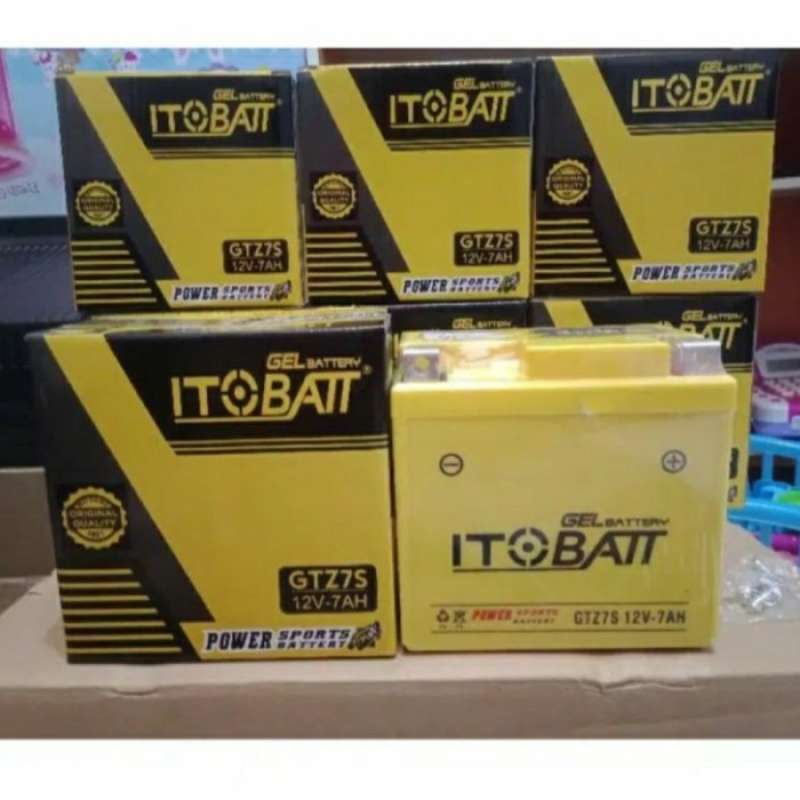 Jual Aki Honda Vario 125 - 150 Itobatt Gtz7S Aki Kering Gel 12V 7Ah di
