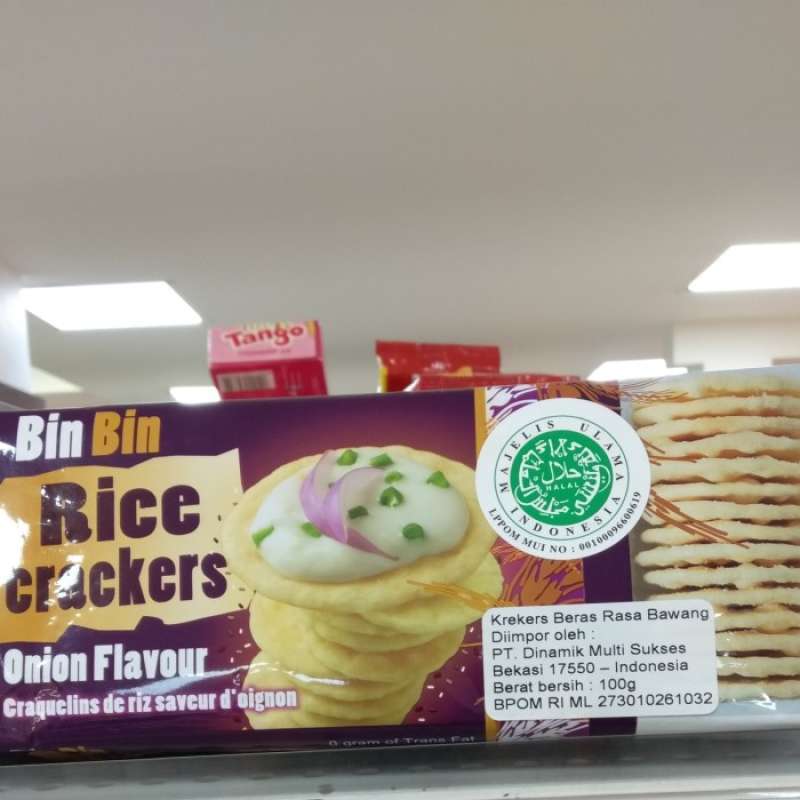 Jual bin bin rice crackers flavor 100gr / krekers beras aneka rasa
