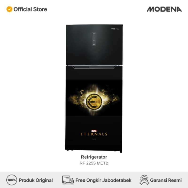 Promo MODENA MARVEL Refrigerator RF 2255 METB (Khusus JABODETABEK) di