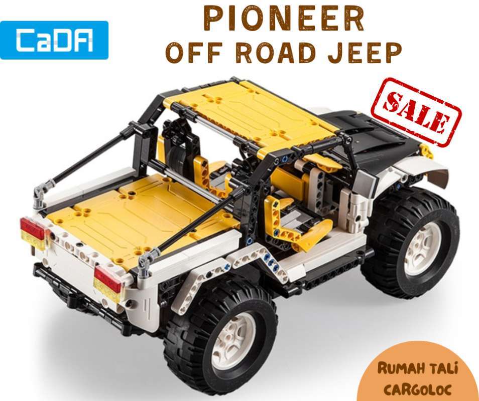 Jual Mainan Bricks Remote Control CaDa PIONEER OFF ROAD JEEP di Seller