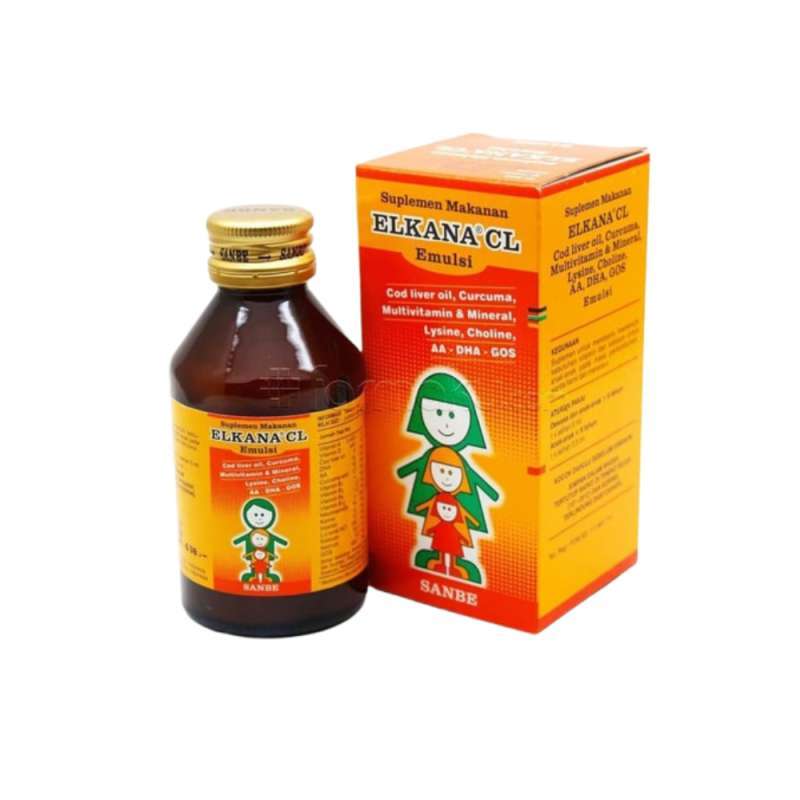 Promo ELKANA ELCANA ELXANA SUPLEMEN MAKANAN SIRUP 60MLDAN CL EMULSION ...