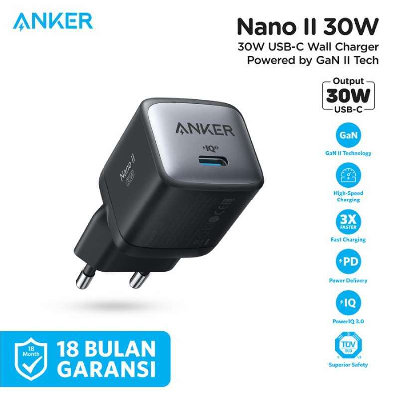 Promo Wall Charger Anker Powerport Nano II 30Watt A2665 Diskon 30 di