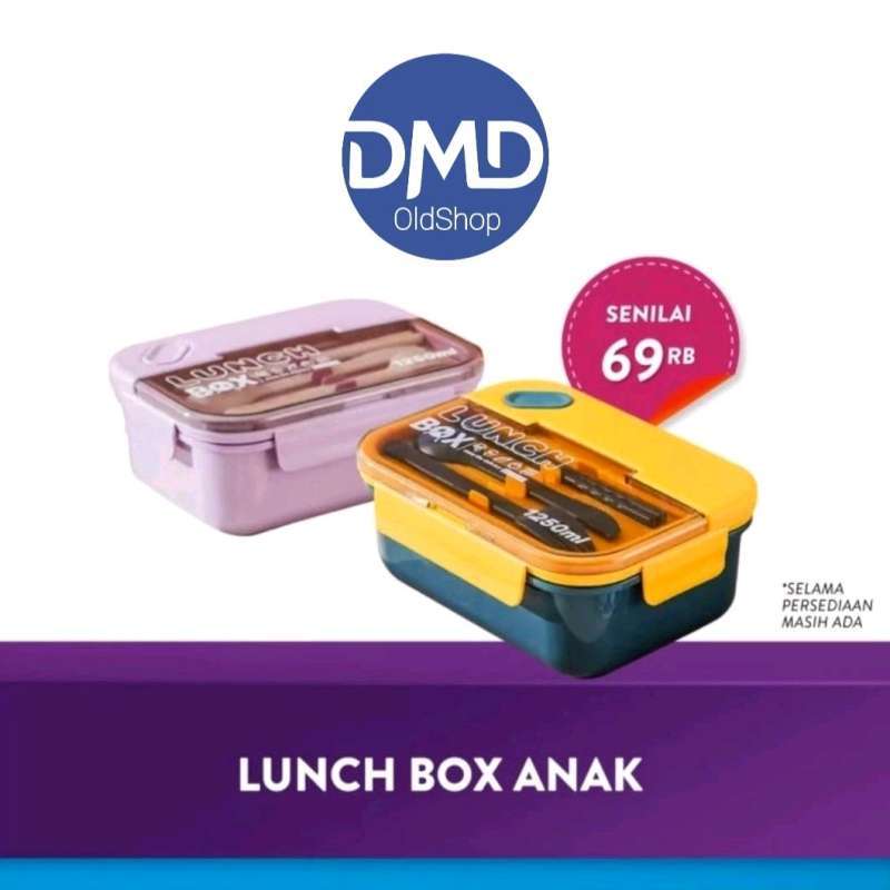 Jual Lunch Box Anak Set Tempat Box Makan Anak Promo di Seller DMD