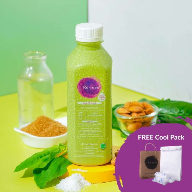 Promo Re.juve Green Almond Milk 435 ml (ColdPressed Almond Milk