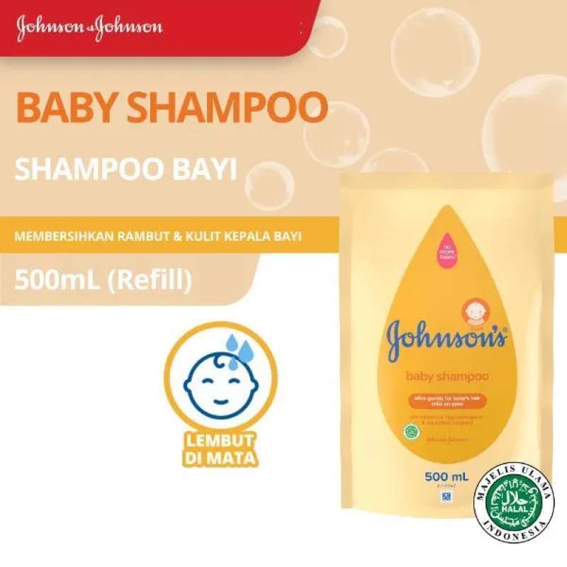 Jual Johnson & Johnson Gold Baby Shampoo [500 mL/ Kemasan Refill] di