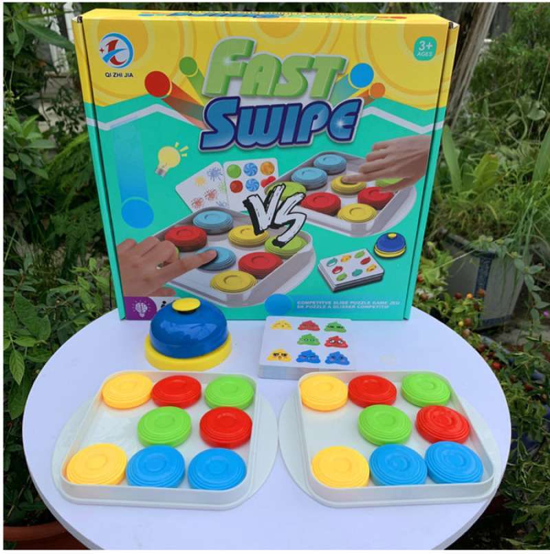 Jual Fast Swipe Game Board , Game Edukasi, Fun Game, Family Game di