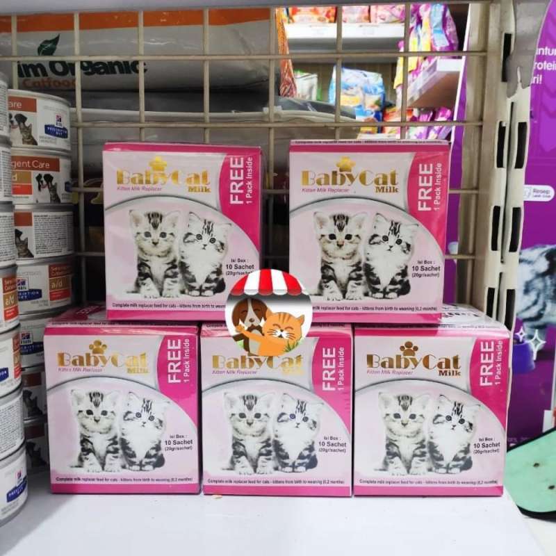 Jual Baby Cat Kitten Milk Replacer Susu Anak Kucing 1 Box di Seller