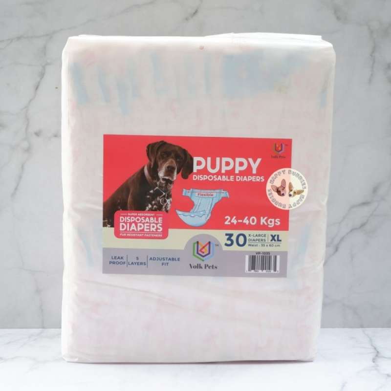Jual Xtra Large Volk Pets Diaper 30Pcs/ Popok Hewan Anjing Kucing di