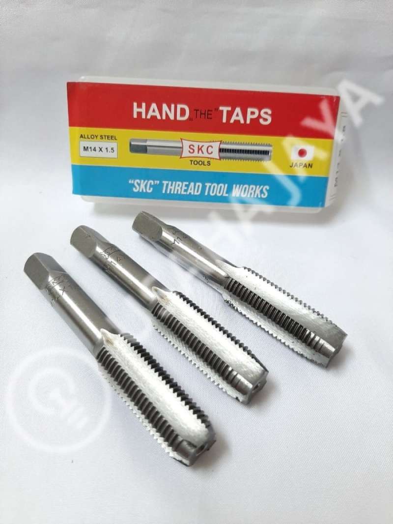 Promo Hand Tap M14 x 1.5 isi 3pcs / Mata Tap M14 x 1.5 set 3pcs Diskon