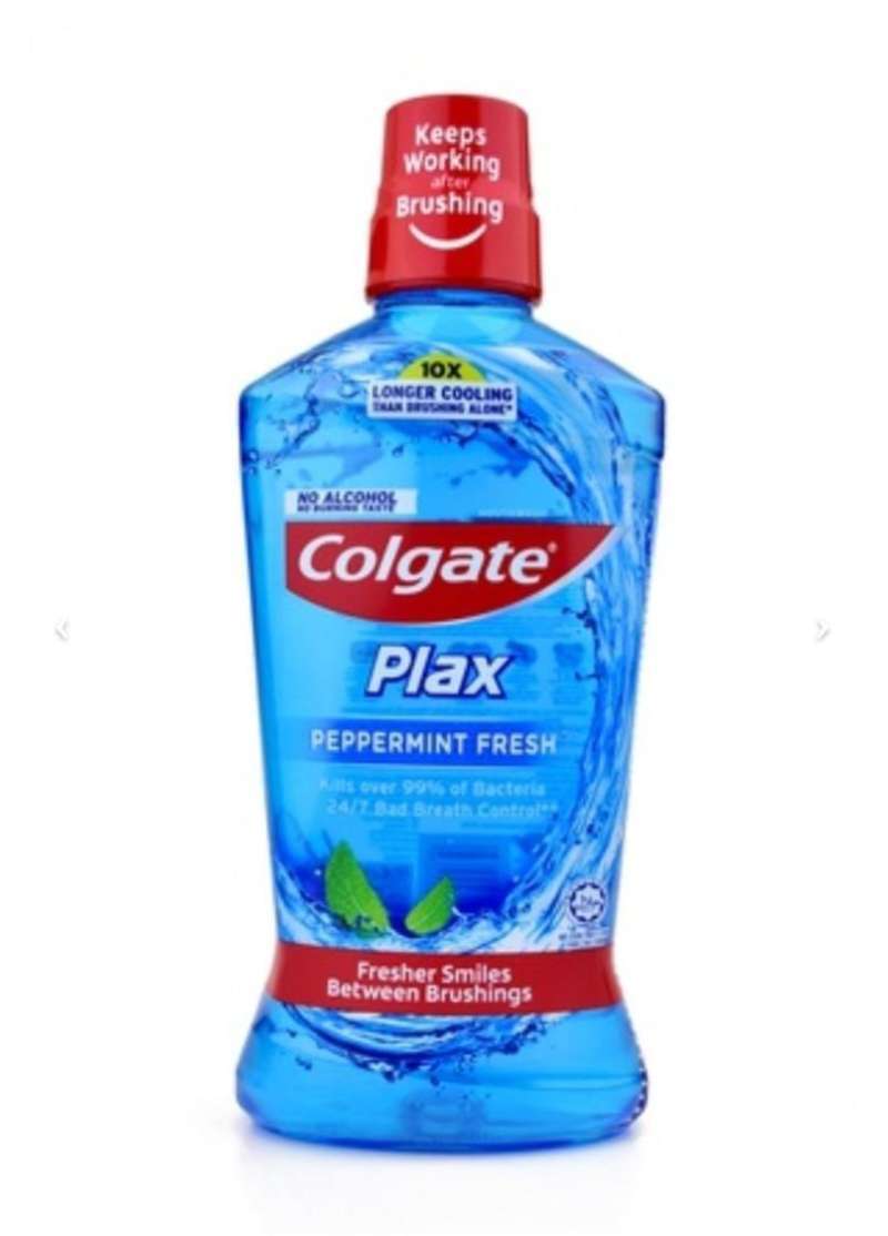 Jual OBAT KUMUR COLGATE MOUTHWASH NO ALKOHOL 750 ML PEPPERMINT FRESH di