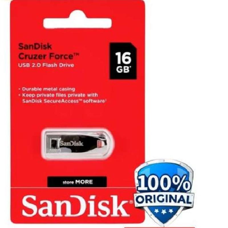 Jual Sandisk Cruzer Force USB Flash Drive SDCZ71-016G - 16GB - Black di ...