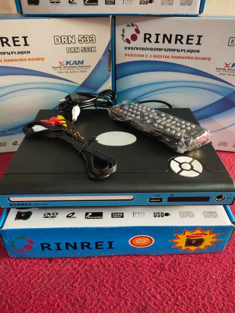 Jual DVD / VCD / CD / MP3 / MP4 Player /USB/ Digital Karaoke RINREI