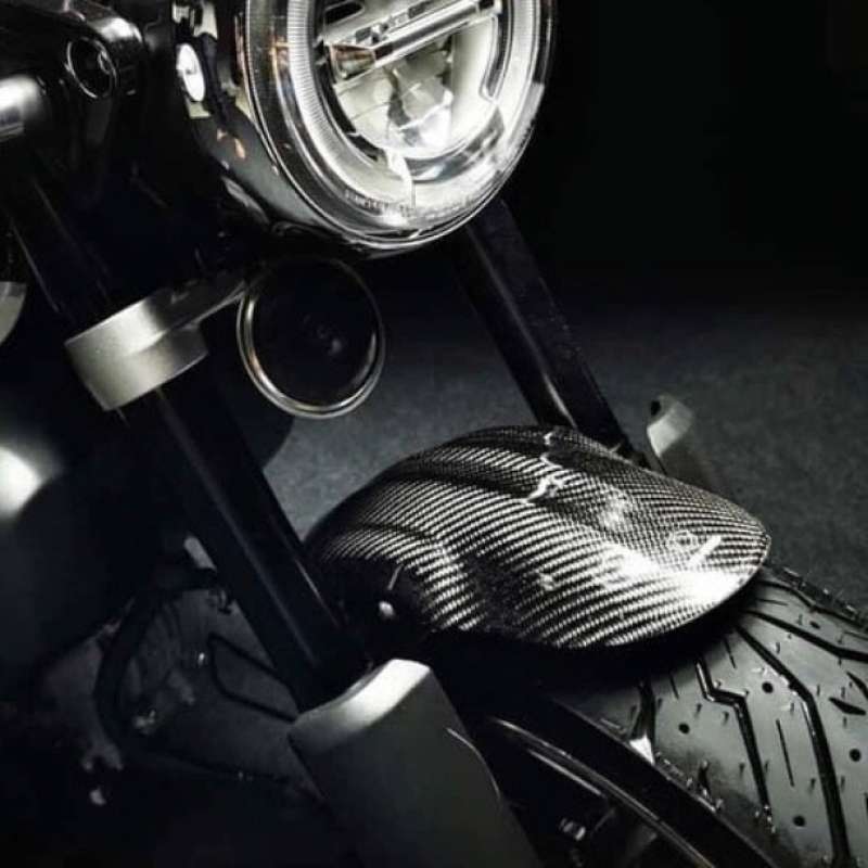 Jual Pure Carbon Lowered Sport Down Fender Spakbor Depan Honda Monkey