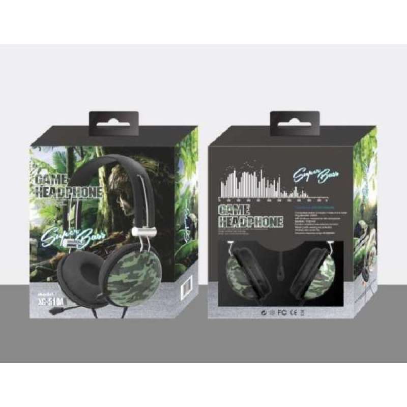 Jual XG510A Headset Gaming PUBG Mobile Legend With Mic Headphone Bando
