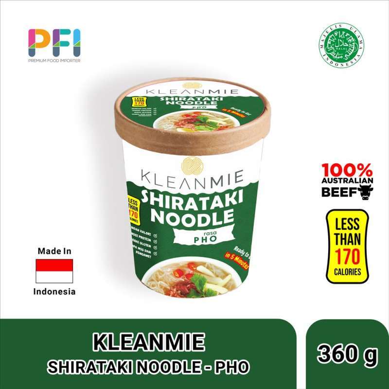 Jual Kleanmie Shirataki Noodle Pho Vietnam 360g Mie Shirataki Pho