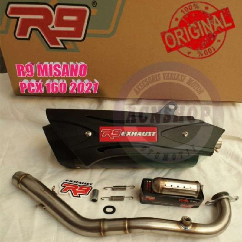 Jual KNALPOT R9 MISANO SERIES NMAX NEW OLD - ADV 150 - NEW PCX 150 160