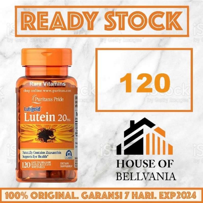 Jual Puritan Pride Lutein 20 Mg With Zeaxanthin - 120 Softgels di ...