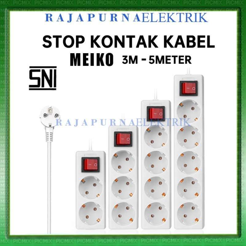 Harga Colokan Listrik 3 & 4 Lubang Terbaru Free Ongkir