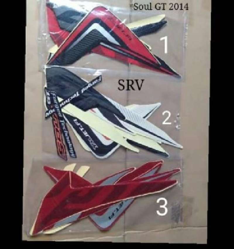 Jual Striping Mio Soul Gt Tahun 2014 Untuk Model Standar V1 Di Seller