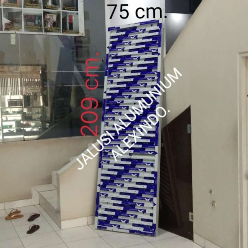 Jual PINTU JALUSI / JENDELA JALUSI + KUSEN ALUMUNIUM UKURAN SESUAI