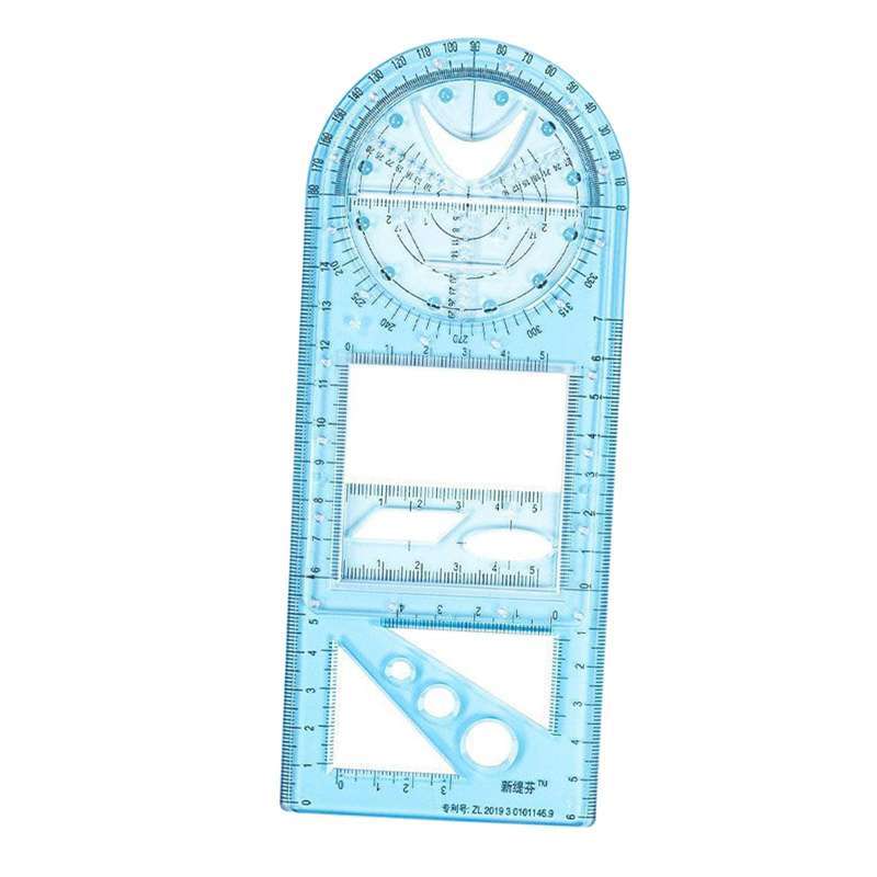 Geomertry Ruler Jual Multifunctional Geometric Ruler Supplies Office Mathematics ...
