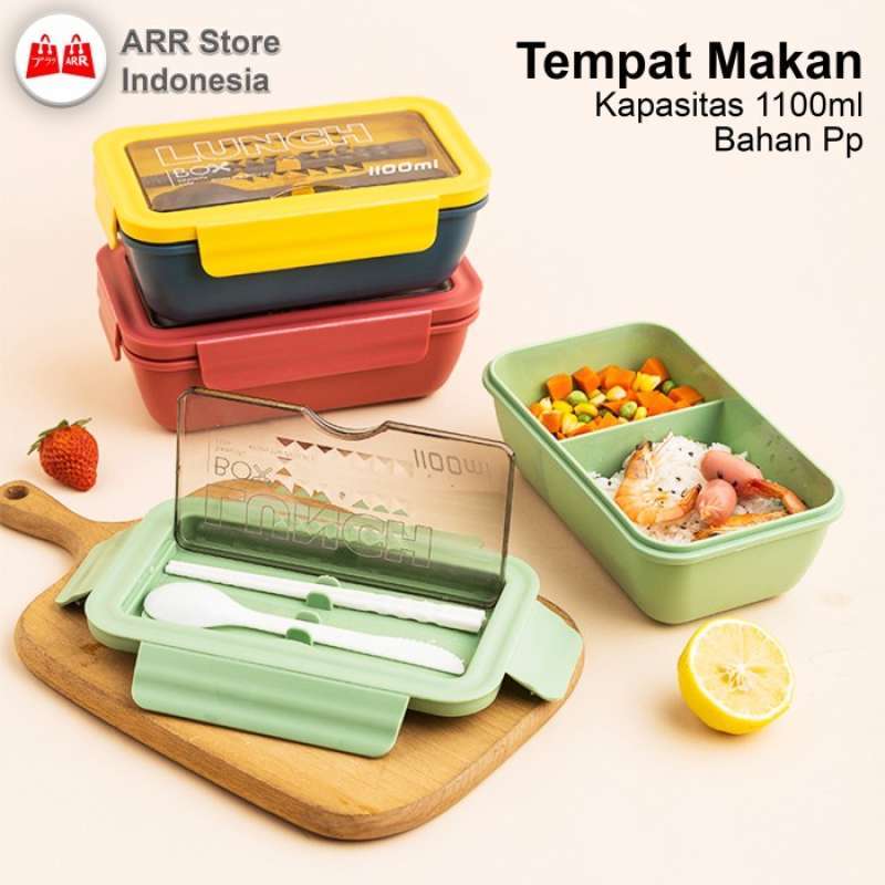 Jual DISKONNN ARR Tempat Kotak Bekal Makan Lunch Box Anak Plastik