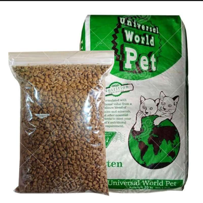Promo [NO BRAND] UNIVERSAL WORLD KITTEN REPACK 1 KG MAKANAN KUCING