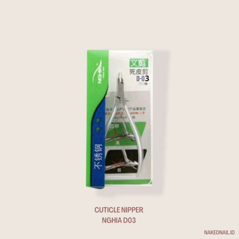 Jual tang cuticle nipper Nghia D03 jaw 12 cuticle nipper NGHIA original
