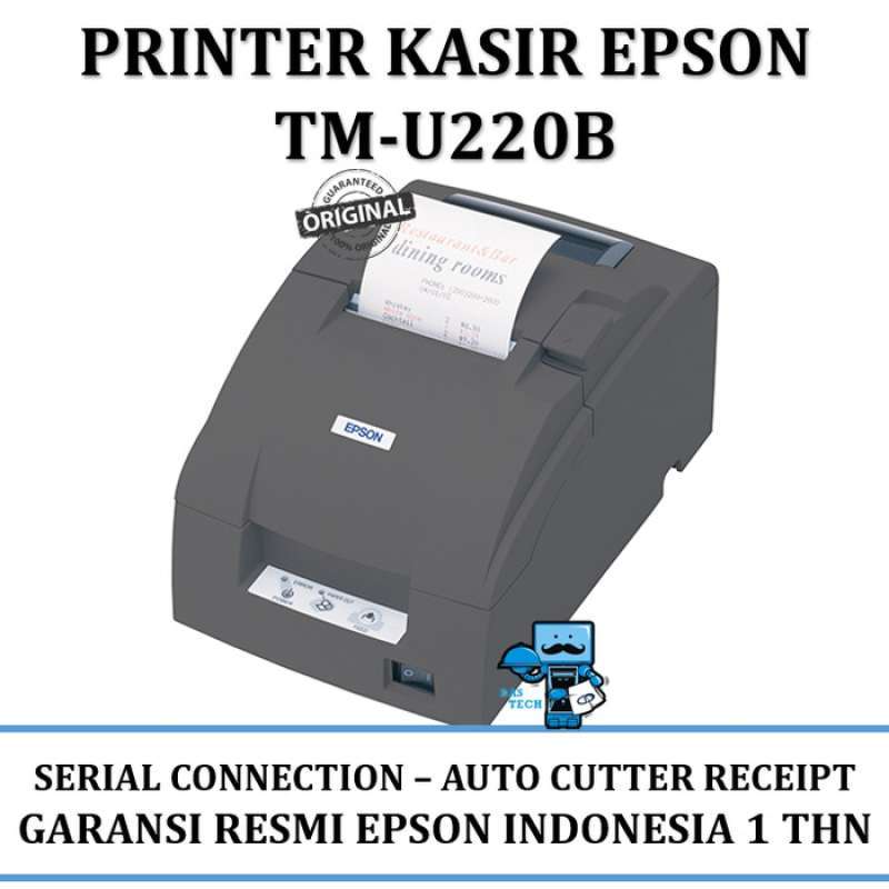 Jual Epson TmU220 (TmU220B) Receipt Printer Serial Connection Auto