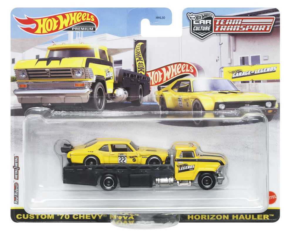 Jual Hot Wheels Legends Team Transport Truck & Race Car, Gift For