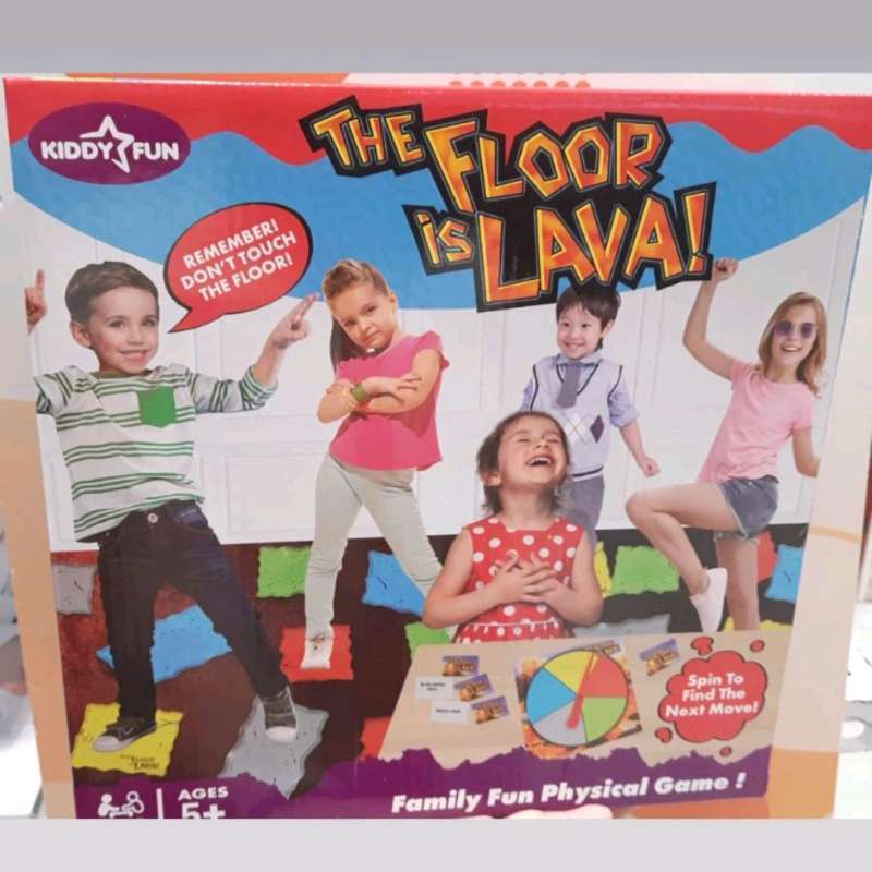 Jual Family fun game the floor is lava original kiddy fun di Seller