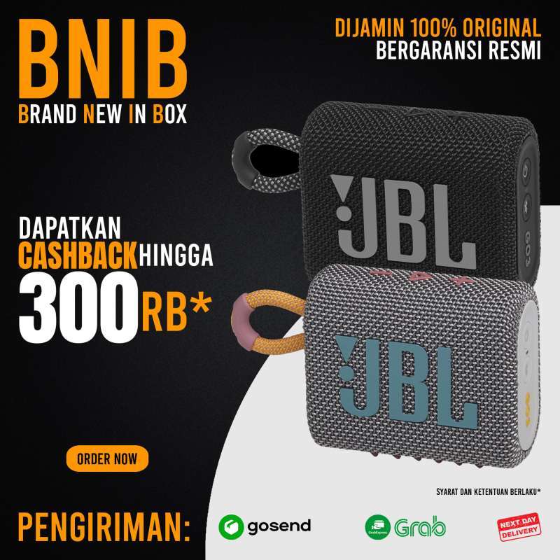 Promo JBL Go 3 Speaker Portable Garansi Resmi JBL Diskon 2 di Seller