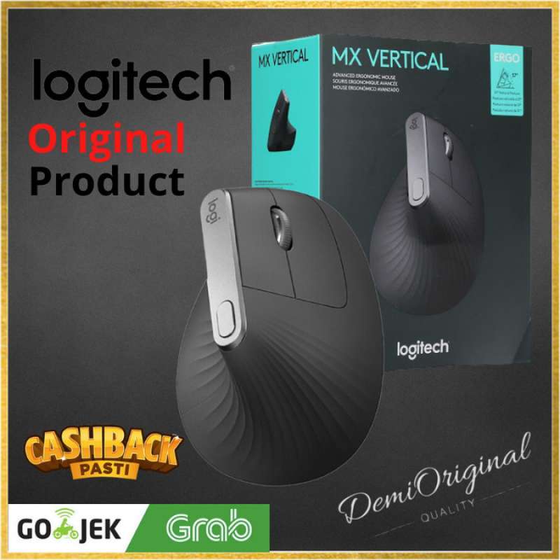 Promo Mx Vertical Advanced Ergonomic Mouse Logitech Original Diskon 1% ...