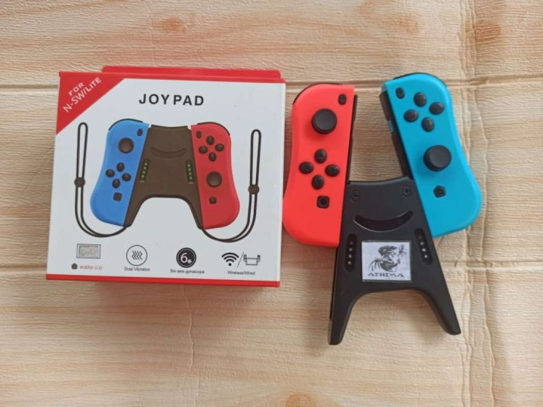 Jual Joycon For Nintendo Switch Joy Con Stick Curved NEW dengan Grip