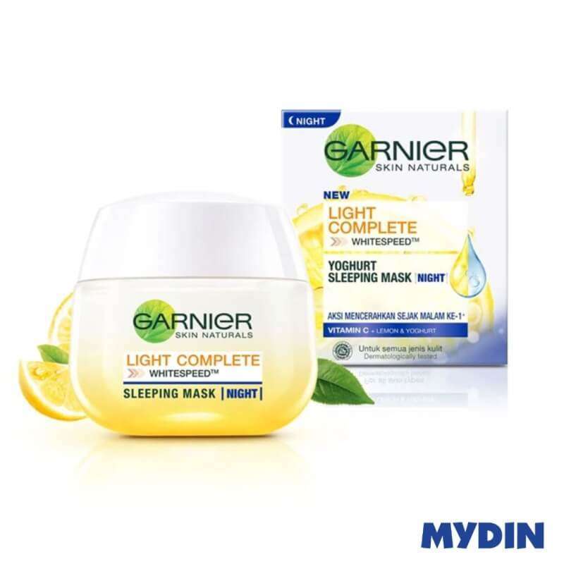 Promo Garnier Skin Naturals Complete White Speed Yoghurt Sleeping Mask