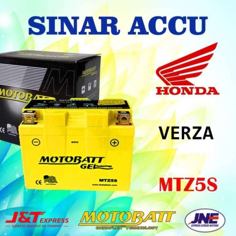 Jual Aki Motor Honda Verza Motobatt MTZ5S aki kering di Seller Alfa