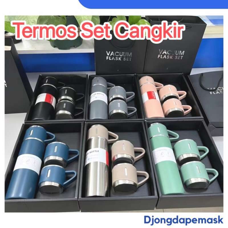 Jual Termos Sultan Termos Set Cangkir Termos Travel Vaccum Bottle Flask ...