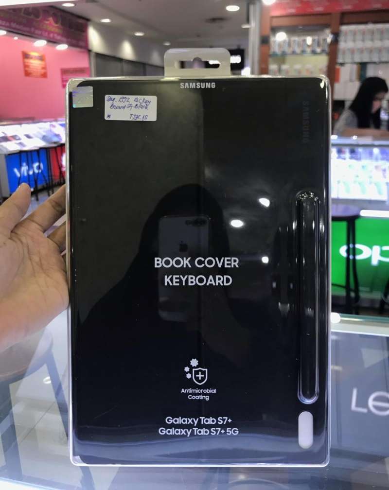Jual Keyboard Book Cover Tab S7+ / S7 FE With Touchpad NEW di Seller