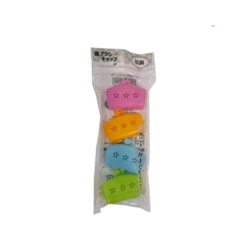 Jual Daiso Antibacterial toothbrush cap 4P di Seller Kota