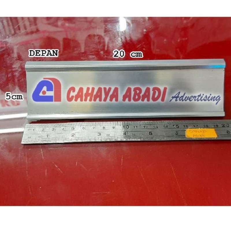 Jual Name Plate Holder Name Desk Sliding Sign Holder Meja Aluminium jual-name-plate-holder-name-desk-sliding-sign-holder-meja-aluminium