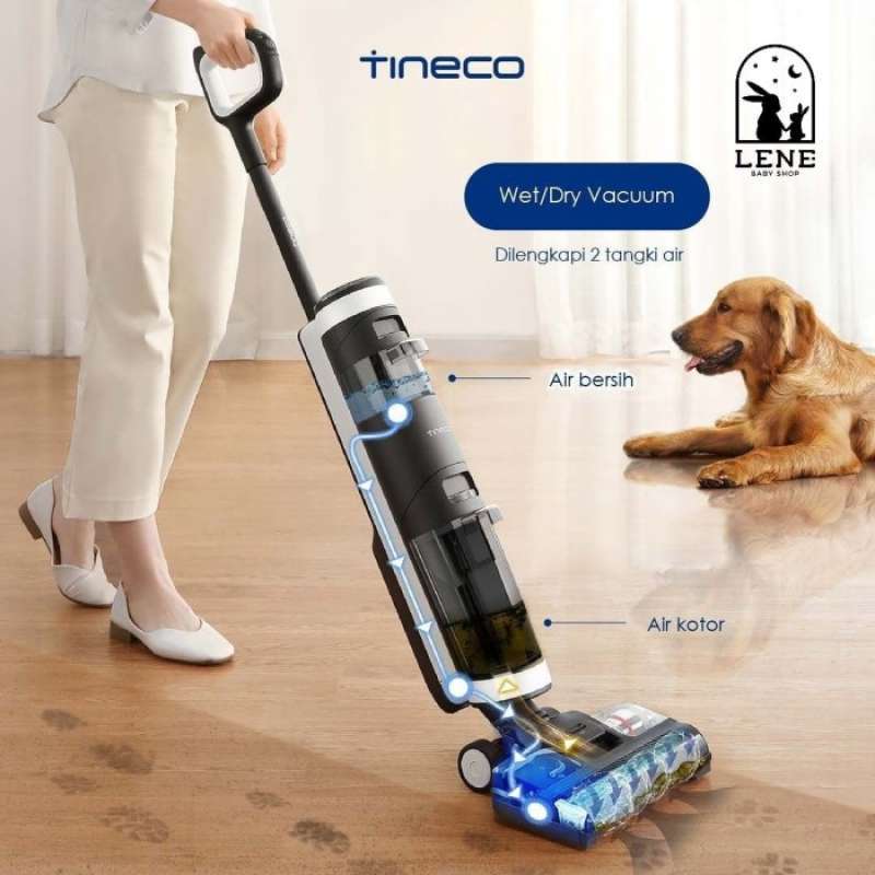 Jual Tineco Floor One S3 Smart Wet Dry Cordless Stick Handheld Vacuum